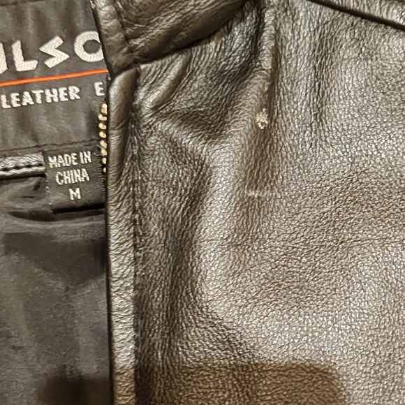 Wilson Belted Leather Jacket - Picture 11 of 11